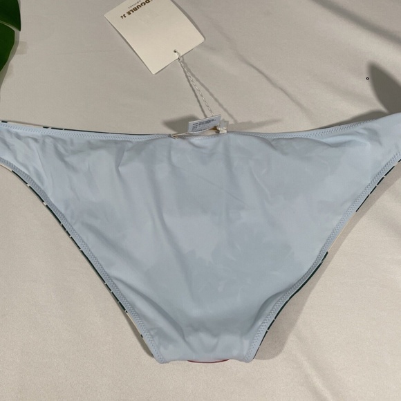 NWT La DoubleJ [ XL ] Monstera Rose‎ Leaf Reversible Bikini Bottom - Picture 12 of 12